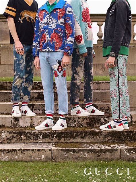 gucci men's ace sneakers|gucci ace sneakers men outfit.